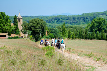 Voyage à cheval en Catalogne / Espagne - Randonnée équestre organisée par Randocheval