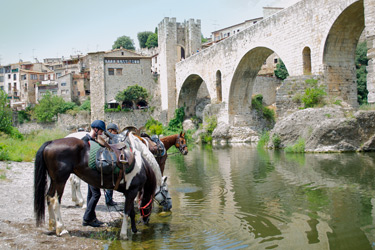 Voyage à cheval en Catalogne / Espagne - Randonnée équestre organisée par Randocheval