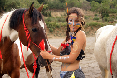 Voyage à cheval et stage linguistique - Randonnée équestre organisée par Randocheval