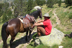 Rando Cheval en Pays Cathare en FRANCE - Voyage à cheval dans les Pyrénées