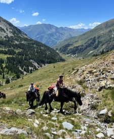 Rando Cheval en Pays Cathare en FRANCE - Voyage &agrave; cheval dans les Pyr&eacute;n&eacute;es