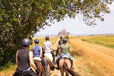 Rando Cheval - Voyage &agrave; cheval, cap sur le Mont Saint Michel !