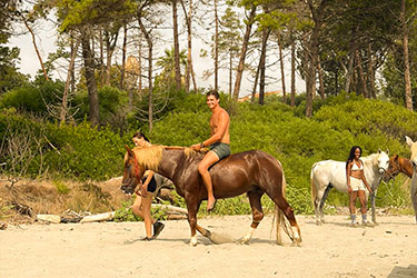 Rando &agrave; cheval en Corse