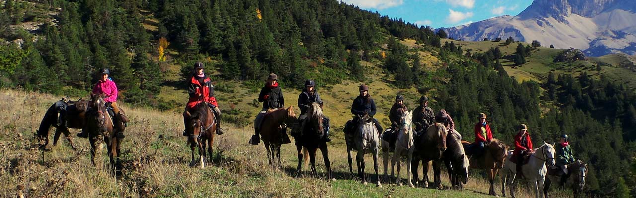 Rando Cheval en Hautes Alpes FRANCE - Voyage à cheval