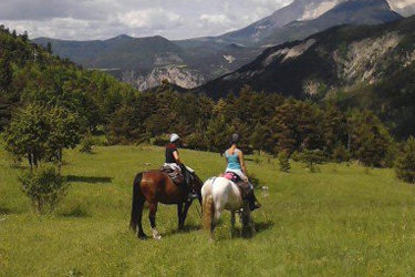 Rando Cheval en Hautes Alpes FRANCE - Voyage à cheval