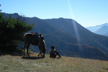 Rando Cheval en Hautes Alpes FRANCE - Voyage à cheval