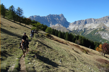 Rando Cheval en Hautes Alpes FRANCE - Voyage à cheval