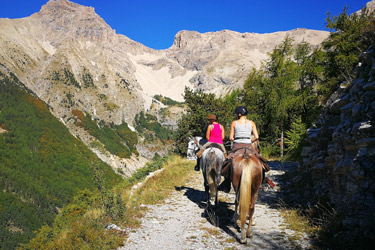 Rando Cheval en Hautes Alpes FRANCE - Voyage à cheval