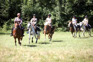 Voyage à cheval dans le Jura (juniors) - Randonnée équestre organisée par Randocheval