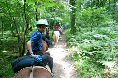 randonée à cheval en bretagne - randonnée jeune - randonnée enfant