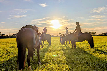 Voyage à cheval et stage linguistique - Randonnée équestre organisée par Randocheval