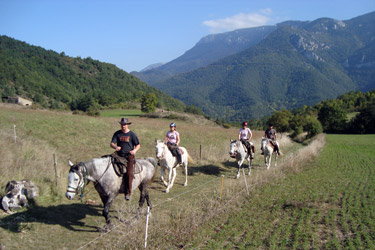 Rando Cheval en Pays Cathare en FRANCE - Voyage à cheval dans les Pyrénées