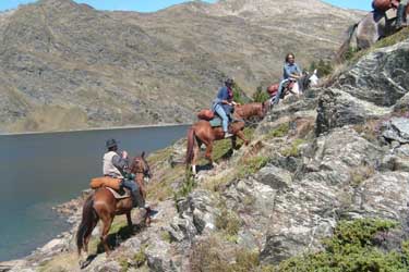 Rando Cheval en Pays Cathare en FRANCE - Voyage à cheval dans les Pyrénées