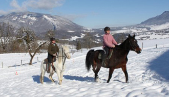 Ski Joëring en Savoie - RANDOCHEVAL