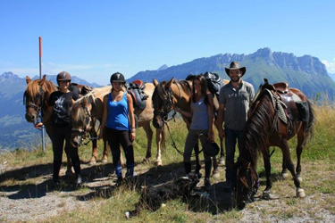 Rando Cheval en Savoie FRANCE - Voyage à cheval