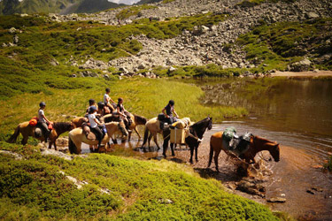 Rando Cheval en Savoie FRANCE - Voyage à cheval