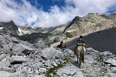 Rando Cheval en Savoie FRANCE - Voyage &agrave; cheval