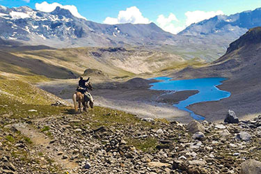 Rando Cheval en Savoie FRANCE - Voyage &agrave; cheval