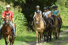 Randonnee en Savoie au pied des montagnes - Randocheval