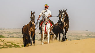 Voyage à cheval en Inde - Randonnée équestre organisée par Randocheval