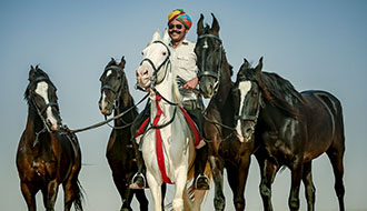 Voyage à cheval en Inde - Randonnée équestre organisée par Randocheval