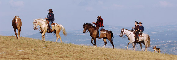 Italie - Randonnée équestre dans les Abruzzes - RANDO CHEVAL