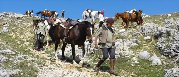 Italie - Randonnée équestre dans les Abruzzes - RANDO CHEVAL