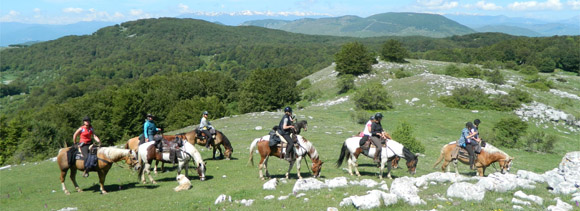 Italie - Randonnée équestre dans les Abruzzes - RANDO CHEVAL