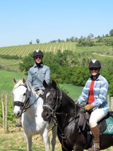 Voyage à cheval en Toscane dans la vallée du Chianti - Randonnée équestre organisée par Randocheval