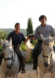 Voyage à cheval en Toscane dans la vallée du Chianti - Randonnée équestre organisée par Randocheval