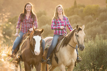 Voyage à cheval en Toscane - Randonnée équestre organisée par Randocheval en Toscane