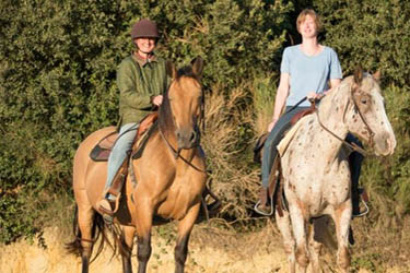 Voyage à cheval en Toscane - Randonnée équestre organisée par Randocheval en Toscane