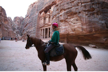 Randonnée à cheval en Jordanie, Petra - RANDOCHEVAL