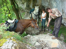 Notre guide dans le Lot, Pascal et ses explications - Randocheval