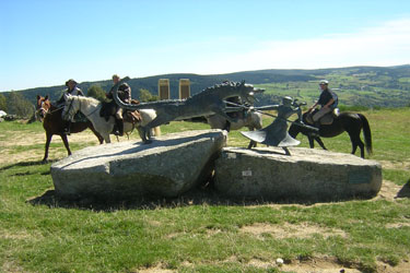 Voyage à cheval en Lozère - Randonnée équestre organisée par Randocheval