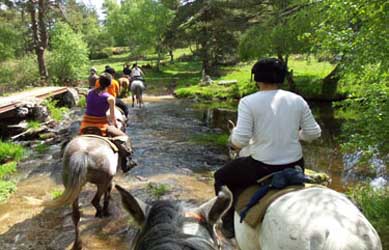 Voyage à cheval en Lozère - Randonnée équestre organisée par Randocheval