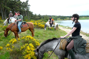 Voyage à cheval en Lozère - Randonnée équestre organisée par Randocheval