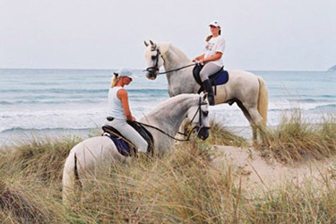 Voyage à cheval aux Baléares à Majorque - Randonnée équestre organisée par Randocheval