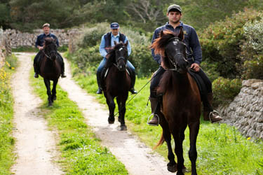 Voyage à cheval aux Baléares à Minorque - Randonnée équestre organisée par Randocheval