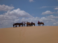 Photos de notre randonnée équestre confort sous la yourte en Mongolie : Khustai et les chevaux de Przewalski, Khogno Khan, le Mini Gobi, la Vallée de l'Orkhon, le lac d'Ogii, Karakorum... (Randocheval / Absolu Voyages)