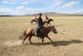 Photos de notre randonnée équestre confort sous la yourte en Mongolie : Khustai et les chevaux de Przewalski, Khogno Khan, le Mini Gobi, la Vallée de l'Orkhon, le lac d'Ogii, Karakorum... (Randocheval / Absolu Voyages)