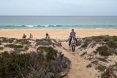 Voyage à cheval aux Baléares à Minorque - Randonnée équestre organisée par Randocheval