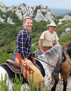 Randonnée équestre, Provence, Alpilles - RANDOCHEVAL