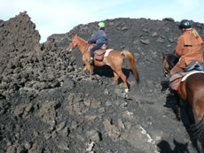 Tour de l'Etna à cheval - Sicile - RANDOCHEVAL