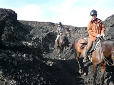 Tour de l'Etna à cheval - Sicile - RANDOCHEVAL