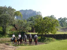 Visite à cheval du site de Sigiriya au Sri Lanka - Randocheval