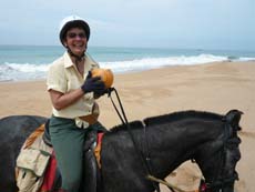 Pause noix de coco au bord de l'Océan Indien - carnet de voyage au Sri Lanka