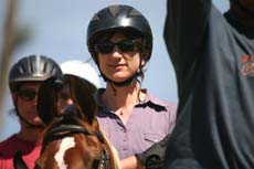 Sabine Grataloup, à l'occasion de l'ouverture de notre randonnée équestre au Sri Lanka - Rando Cheval