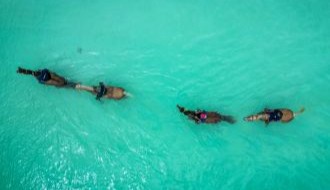 Partagez un instant magique et exclusif lors d'une baignade en totale fusion avec votre monture.
baignade avec les chevaux nager lagon turquoise ocean indien zanzibar