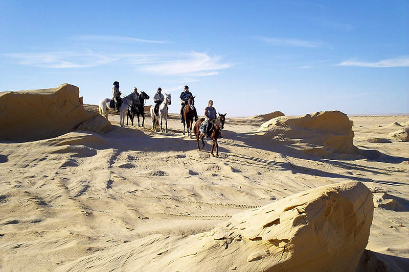 Voyage à cheval - Rando à cheval dans le Désert du Sahara